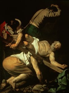 La crucifixión de San Pedro, 1600-01 de Michelangelo Merisi Caravaggio